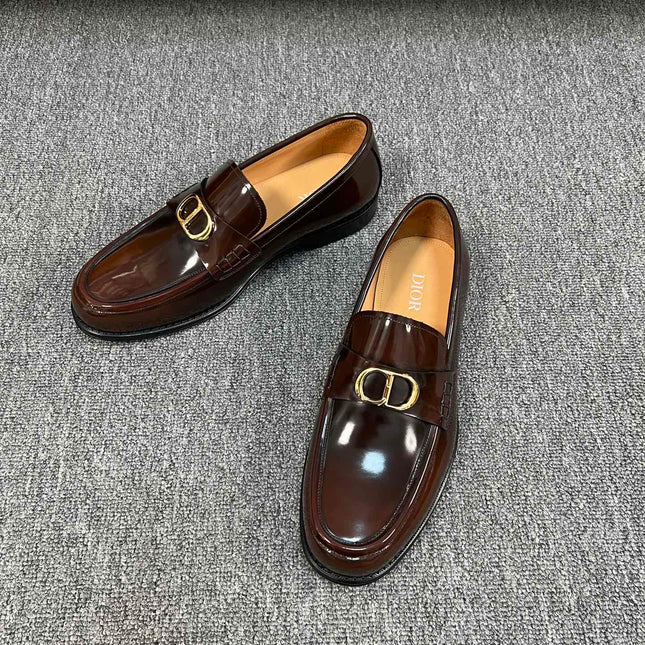 CD SYMBOL GRANVILLE LOAFER SYRUP CALFSKIN