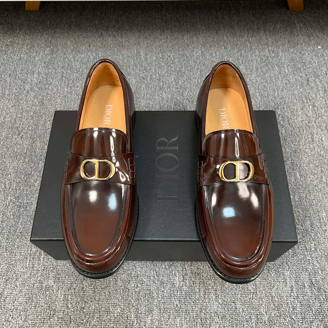 CD SYMBOL GRANVILLE LOAFER SYRUP CALFSKIN