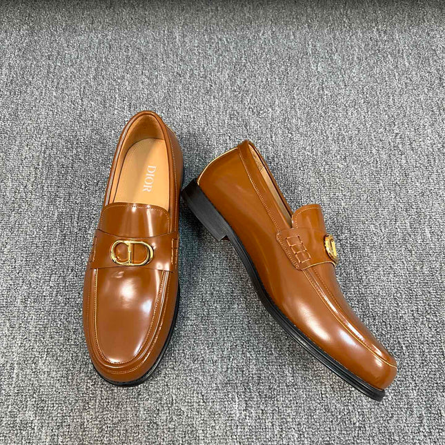 CD SYMBOL GRANVILLE LOAFER BRONZE CALFSKIN