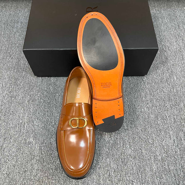 CD SYMBOL GRANVILLE LOAFER BRONZE CALFSKIN
