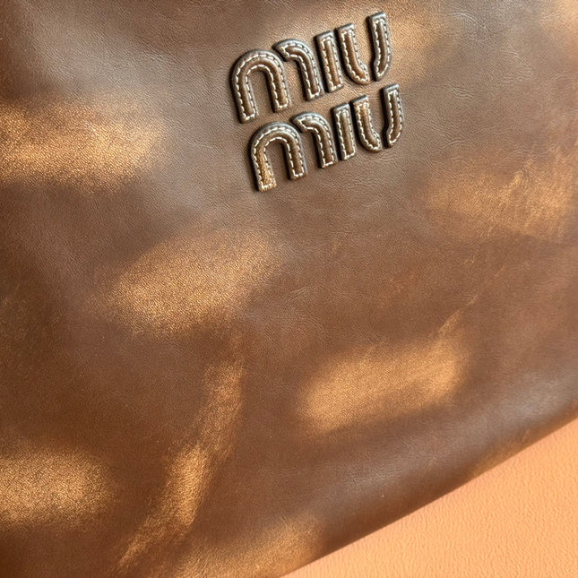 IVY TOTE BAG 40 IN BROWN OMBRE CALFSKIN