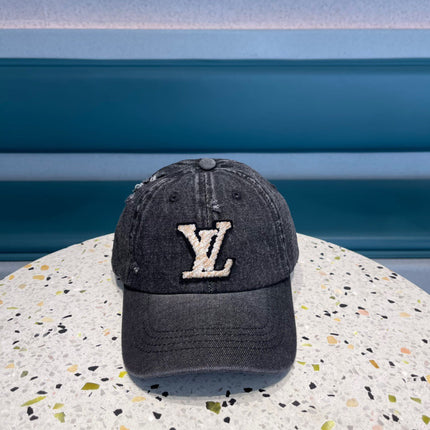 BASEBALL CAP IN BLACK DENIM 433087