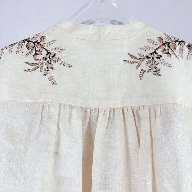 JUNIE LONG SLEEVE DRESS 25S IN LINEN 266350