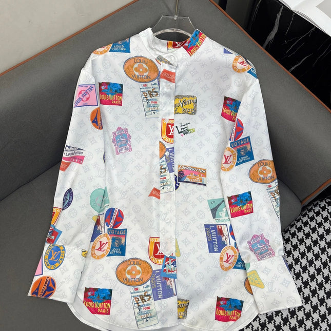 PATCHED SHIRT SILK MAHINA MONOGRAM  266720