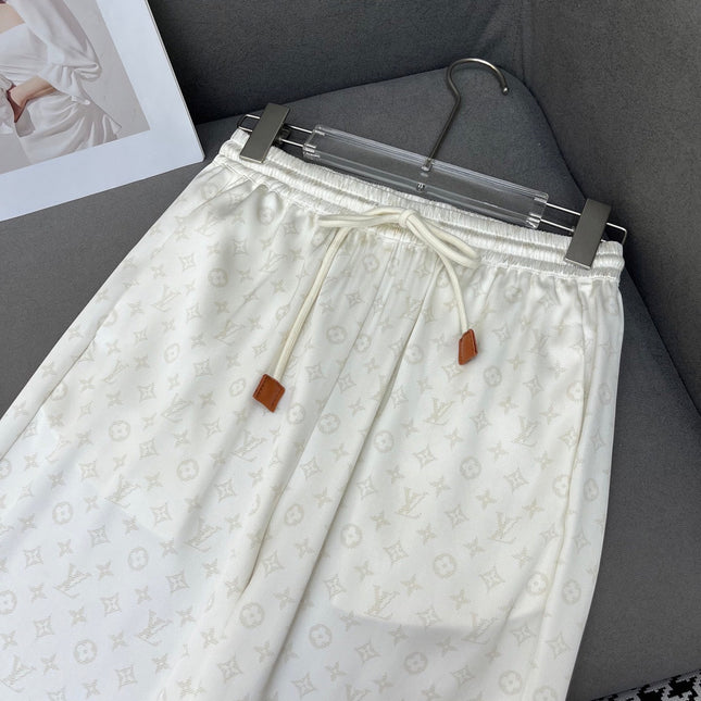LV T SHIRT AND WIDE LEG PANTS SET 25S IN POLYESTER 266644