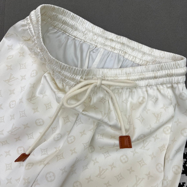 LV T SHIRT AND WIDE LEG PANTS SET 25S IN POLYESTER 266644
