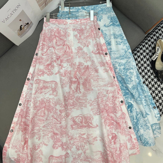 DIO DRESS SIDE BUTTON 25S IN POLYESTER 266659