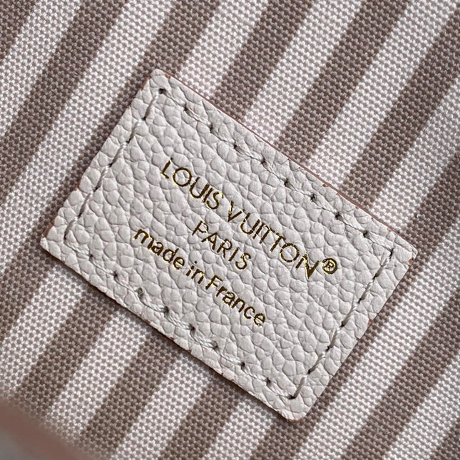 NANO DIANE 19 IN WHITE MIX PINK MONOGRAM EMPREINTE LEATHER
