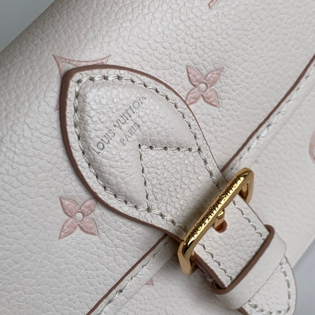 NANO DIANE 19 IN WHITE MIX PINK MONOGRAM EMPREINTE LEATHER