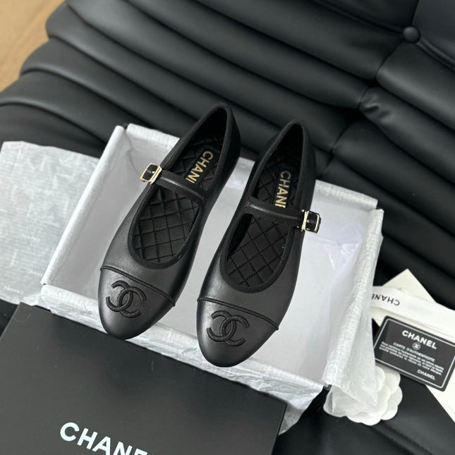 MARY JANE SHOES IN BLACK LAMBSKIN