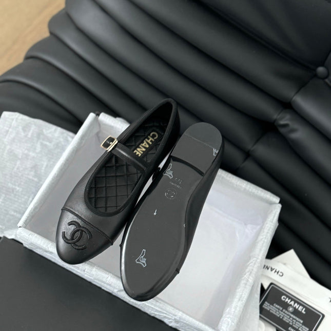 MARY JANE SHOES IN BLACK LAMBSKIN