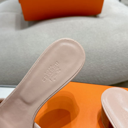 0ASIS SANDAL PASTEL PINK CALFSKIN CLASSIC