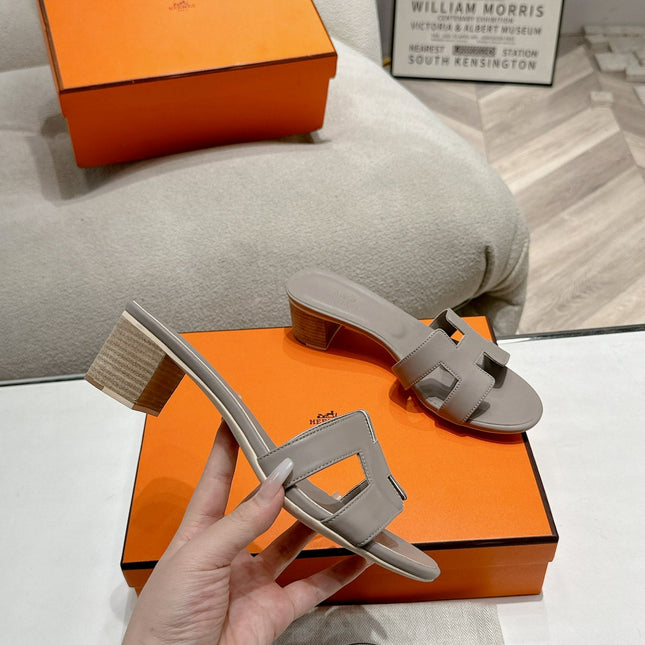 0ASIS SANDAL GRAY CALFSKIN CLASSIC