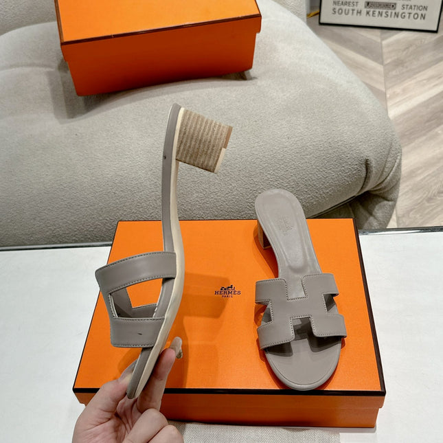 0ASIS SANDAL GRAY CALFSKIN CLASSIC
