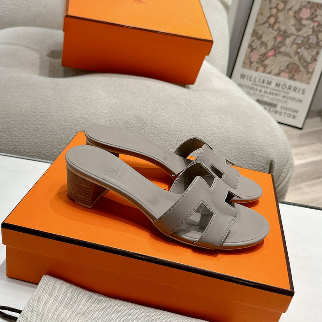 0ASIS SANDAL GRAY CALFSKIN CLASSIC