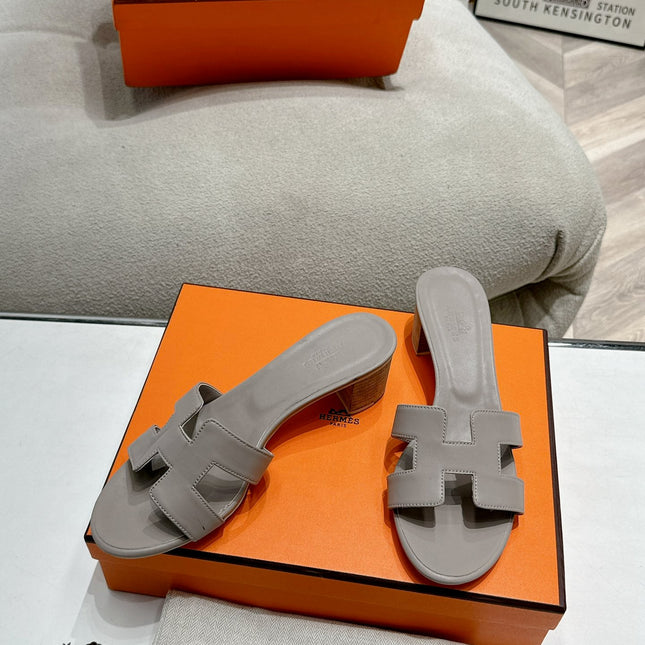 0ASIS SANDAL GRAY CALFSKIN CLASSIC