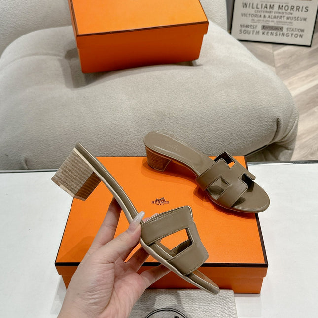 0ASIS SANDAL CHOCOLATE CALFSKIN CLASSIC