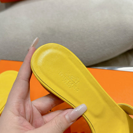 0ASIS SANDAL YELLOW CALFSKIN CLASSIC