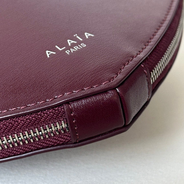 LE COEUR BAG 21 IN BURGUNDY RED CALFSKIN