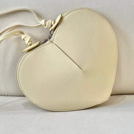 LE COEUR BAG 21 IN CREAM CALFSKIN