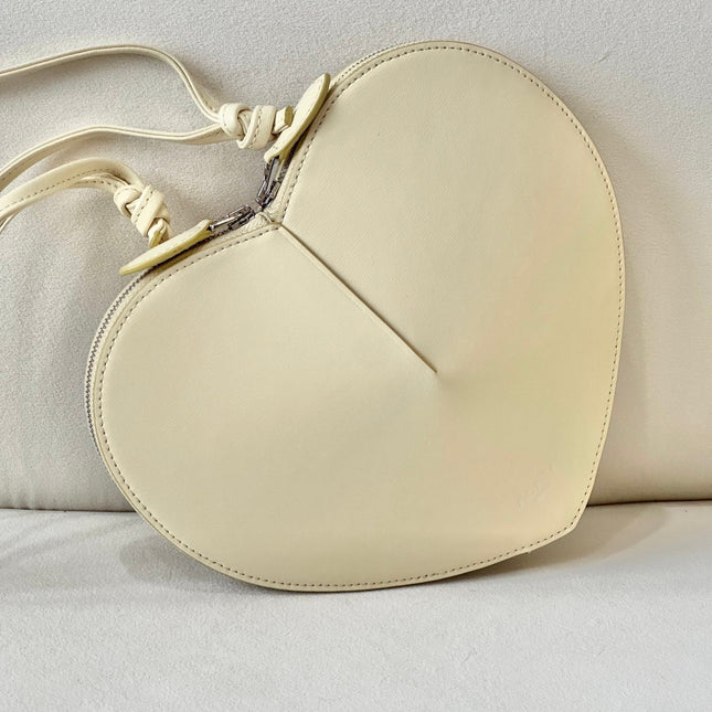 LE COEUR BAG 21 IN CREAM CALFSKIN