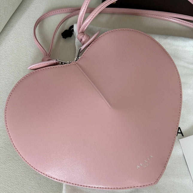 LE COEUR BAG 21 IN CUPID PINK CALFSKIN