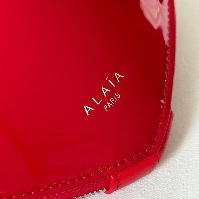 LE COEUR BAG 21 IN SCARLET RED PATENT CALFSKIN