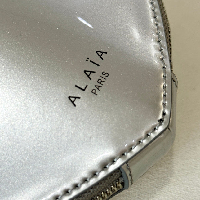 LE COEUR BAG 21 IN SILVER SHINY CALFSKIN