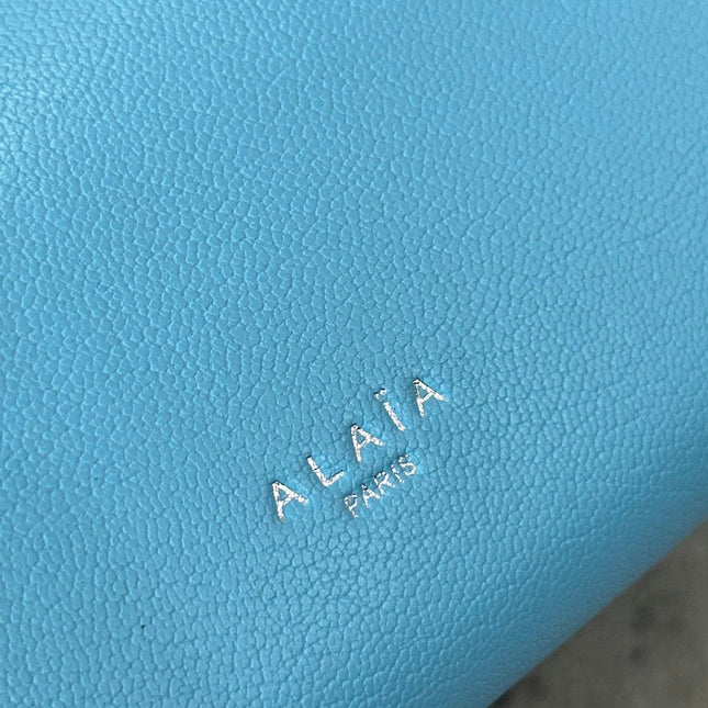 LE TECKEL MEDIUM BAG 32 IN SKY BLUE GOATSKIN