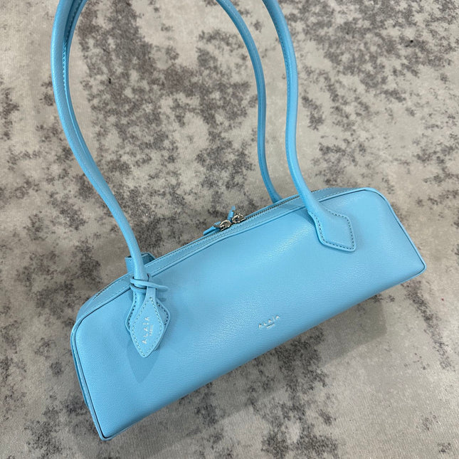 LE TECKEL MEDIUM BAG 32 IN SKY BLUE GOATSKIN