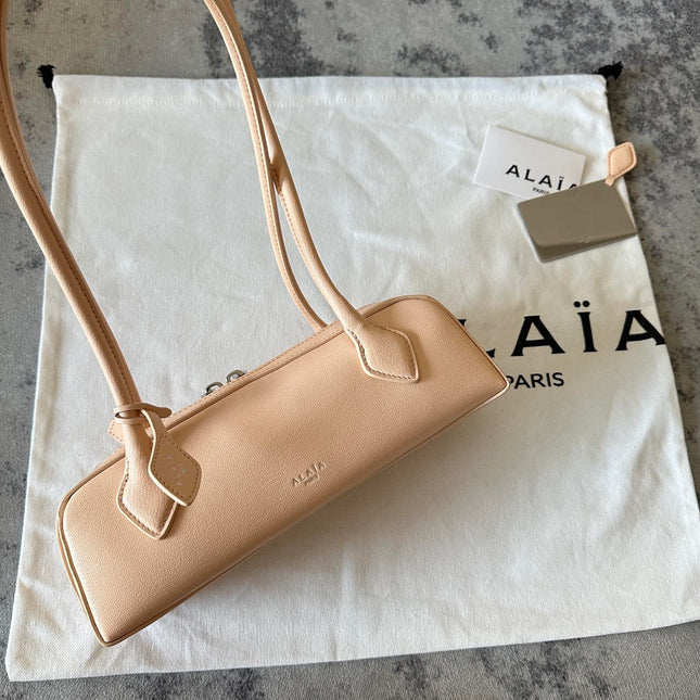 LE TECKEL SMALL BAG 27 IN BISQUE GOATSKIN