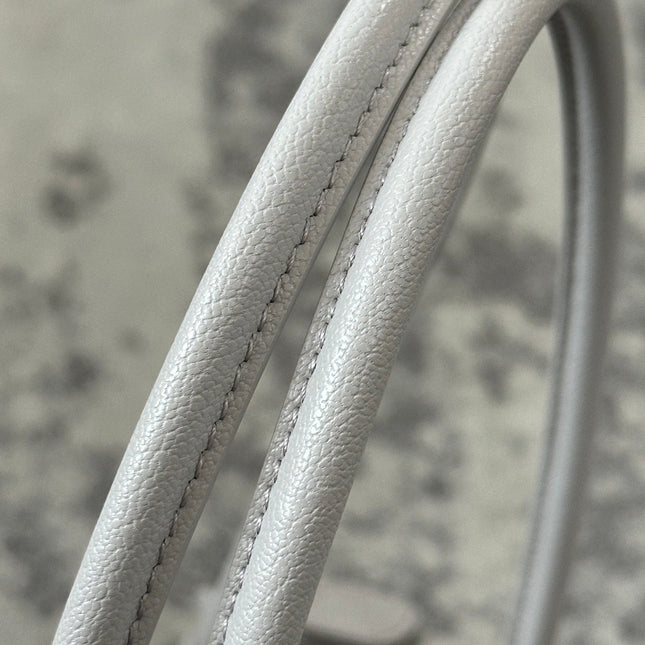 LE TECKEL MEDIUM BAG 32 IN PLATINUM GOATSKIN