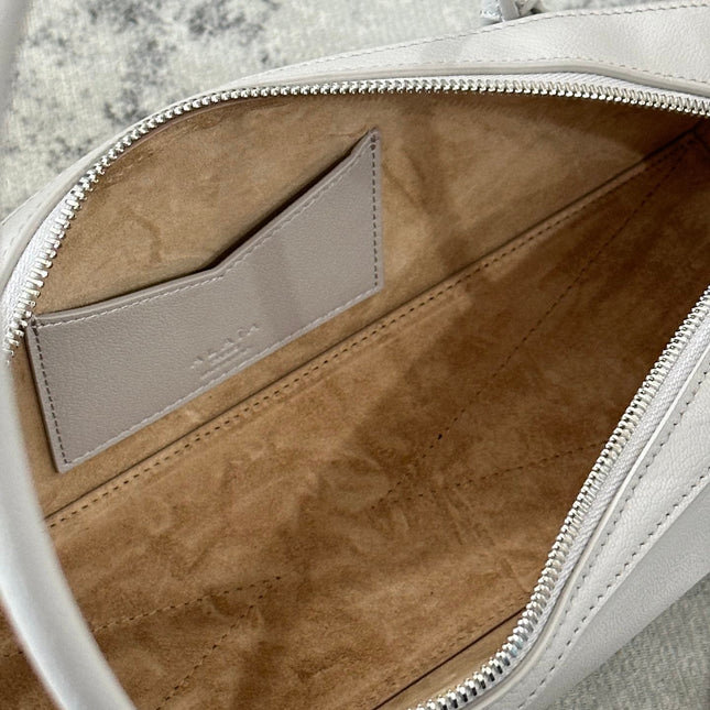 LE TECKEL MEDIUM BAG 32 IN PLATINUM GOATSKIN