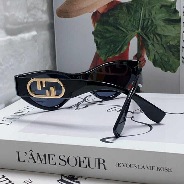 FF DIAMONDS CAT-EYE FRAME SUNGLASSES 557149 IN ACETATE