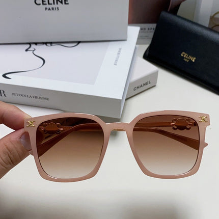 TRIOMPHE SUNGLASS 497815 IN PINK CLEAR METAL
