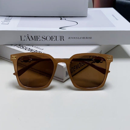 TRIOMPHE SUNGLASS 497816 IN NUDE METAL