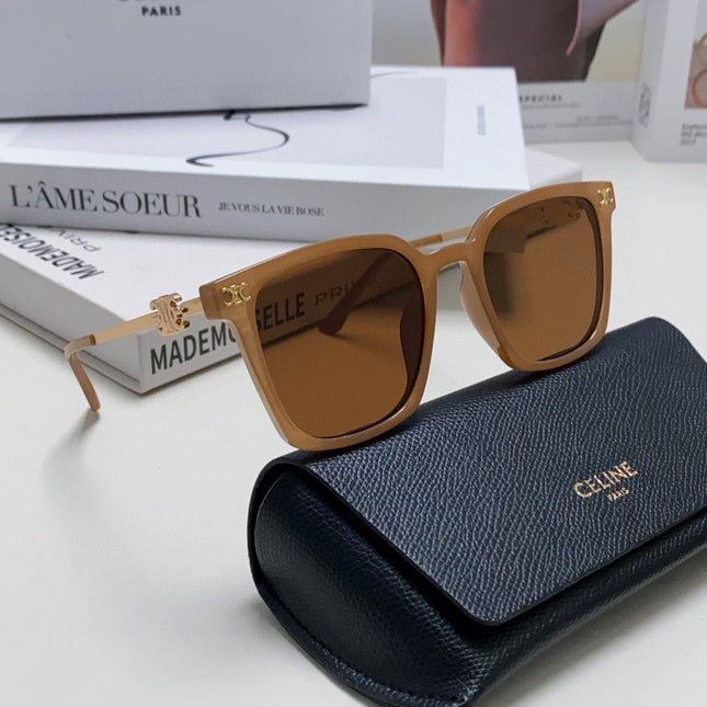 TRIOMPHE SUNGLASS 497816 IN NUDE METAL