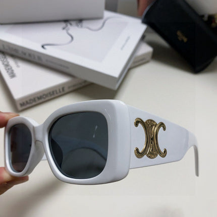 TRIOMPHE SUNGLASSES 548599 IN WHITE ACETATE
