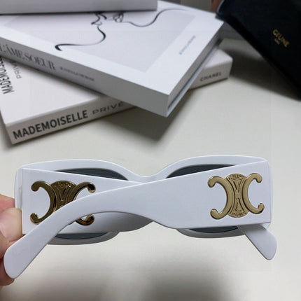 TRIOMPHE SUNGLASSES 548599 IN WHITE ACETATE