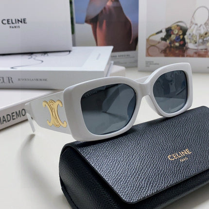 TRIOMPHE SUNGLASSES 548599 IN WHITE ACETATE