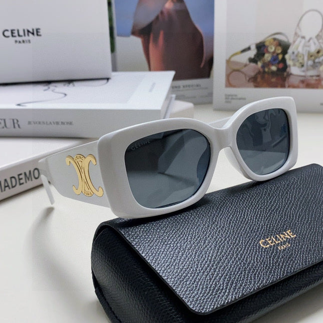 TRIOMPHE SUNGLASSES 548599 IN WHITE ACETATE