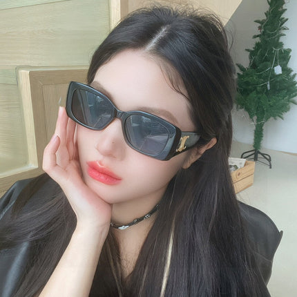 TRIOMPHE SUNGLASSES 548602 IN BLACK ACETATE