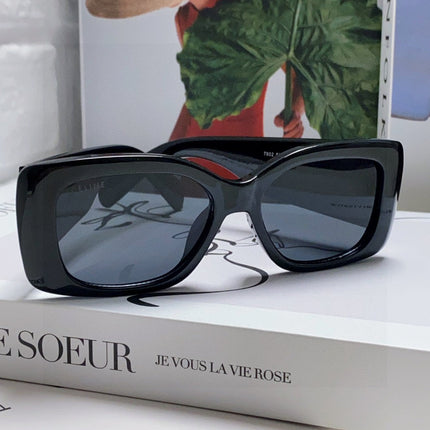 TRIOMPHE SUNGLASSES 548602 IN BLACK ACETATE