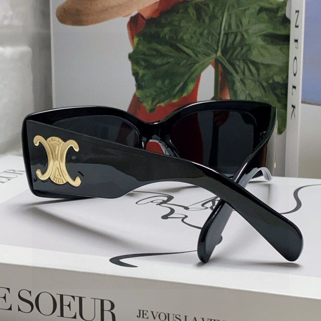 TRIOMPHE SUNGLASSES 548602 IN BLACK ACETATE