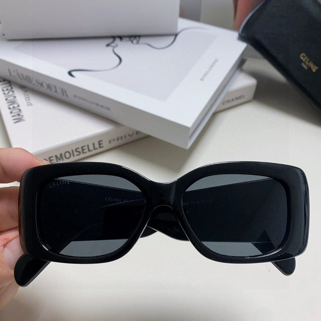 TRIOMPHE SUNGLASSES 548602 IN BLACK ACETATE