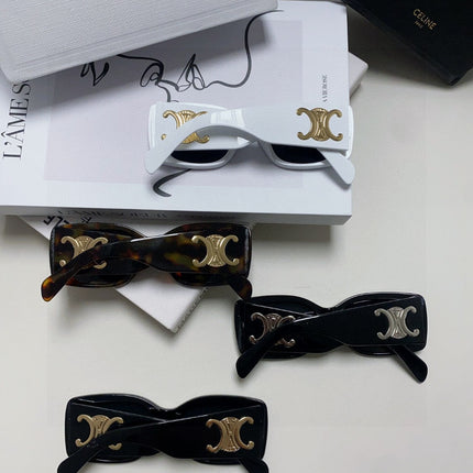 TRIOMPHE SUNGLASSES 548602 IN BLACK ACETATE