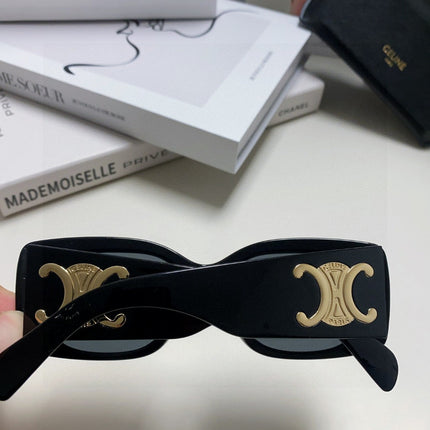 TRIOMPHE SUNGLASSES 548602 IN BLACK ACETATE