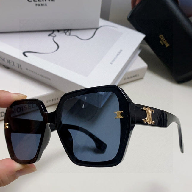 TRIOMPHE SUNGLASSES 552772 IN BLACK ACETATE