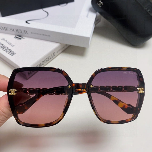 SQUARE SUNGLASSES 632875 IN HAVANA ACETATE