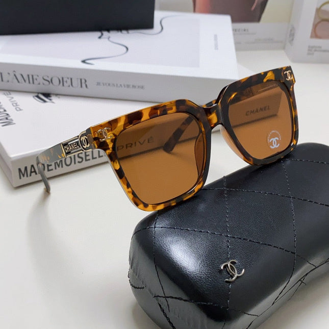 SQUARE SUNGLASSES 632879 IN HAVANA ACETATE